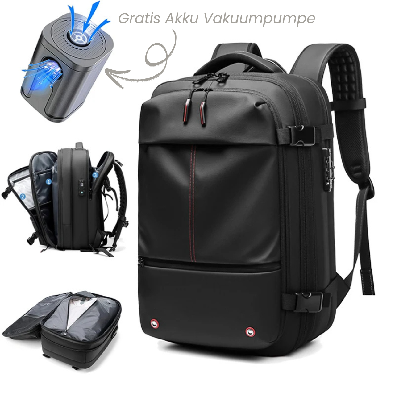 AirPack™ Vakuum-Rucksack
