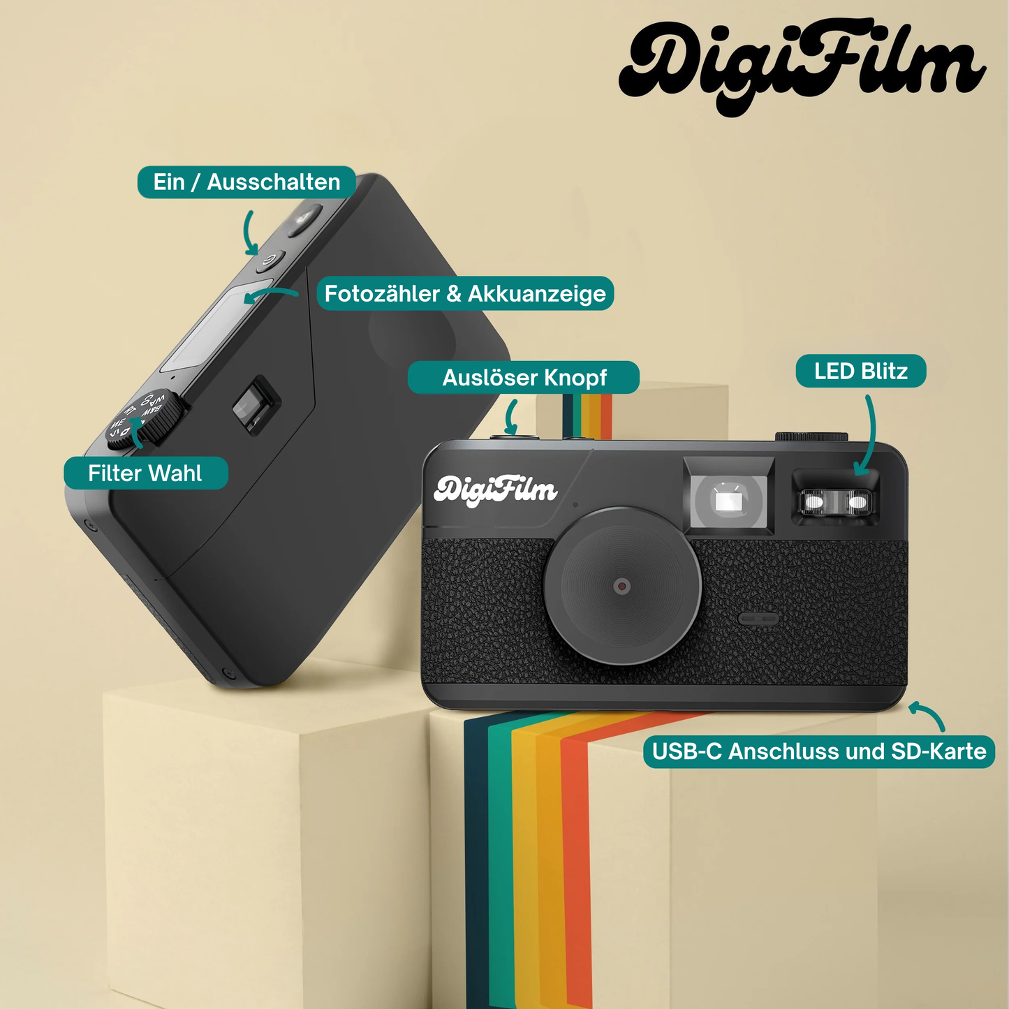 DigiFilm™ Retro Kamera