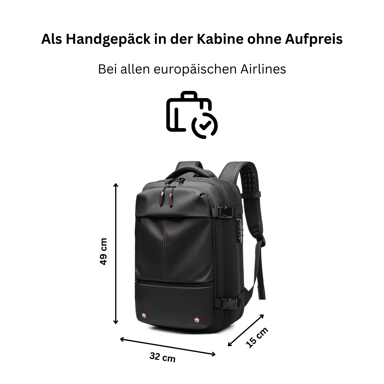 AirPack™ Vakuum-Rucksack